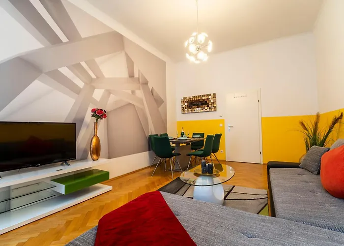 Apartment 2 Bedroom For 6 Near Augarten, Donaukanal&u2 Taborstraße Wien